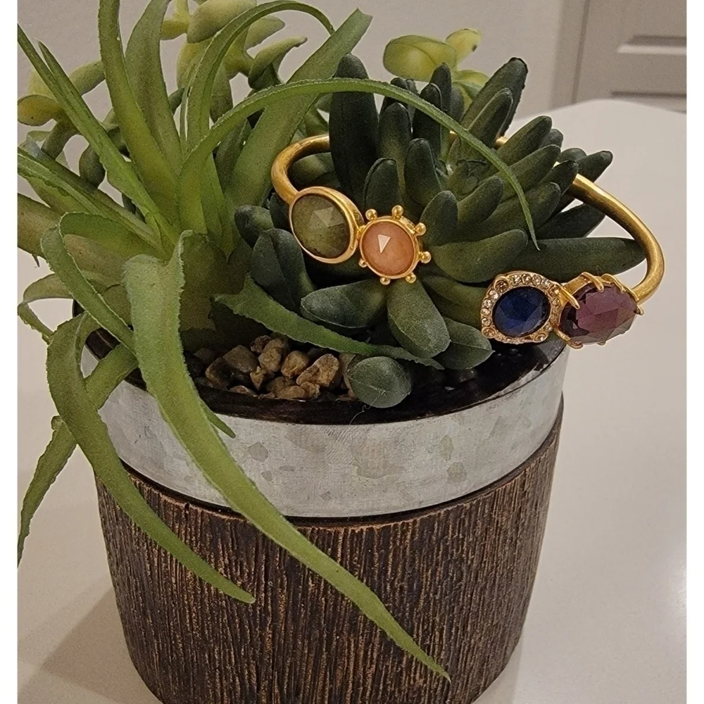 Kate Spade Hinged Bracelet – Multi-Stone – Gold - Picture 10 of 10
